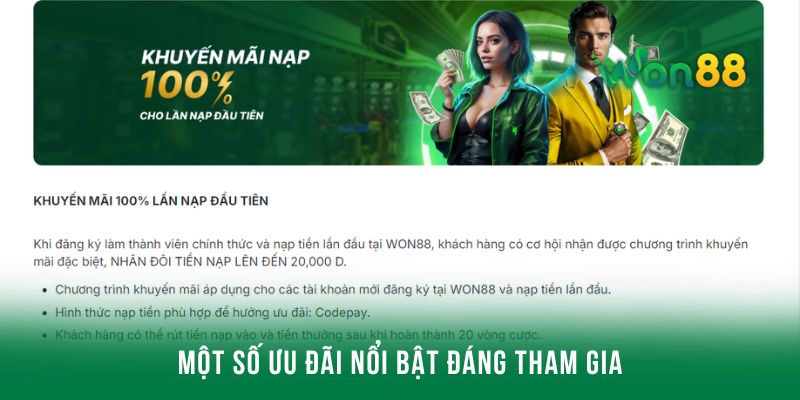 Điểm danh sự kiện khuyến mãi hot nhất Won88 2025